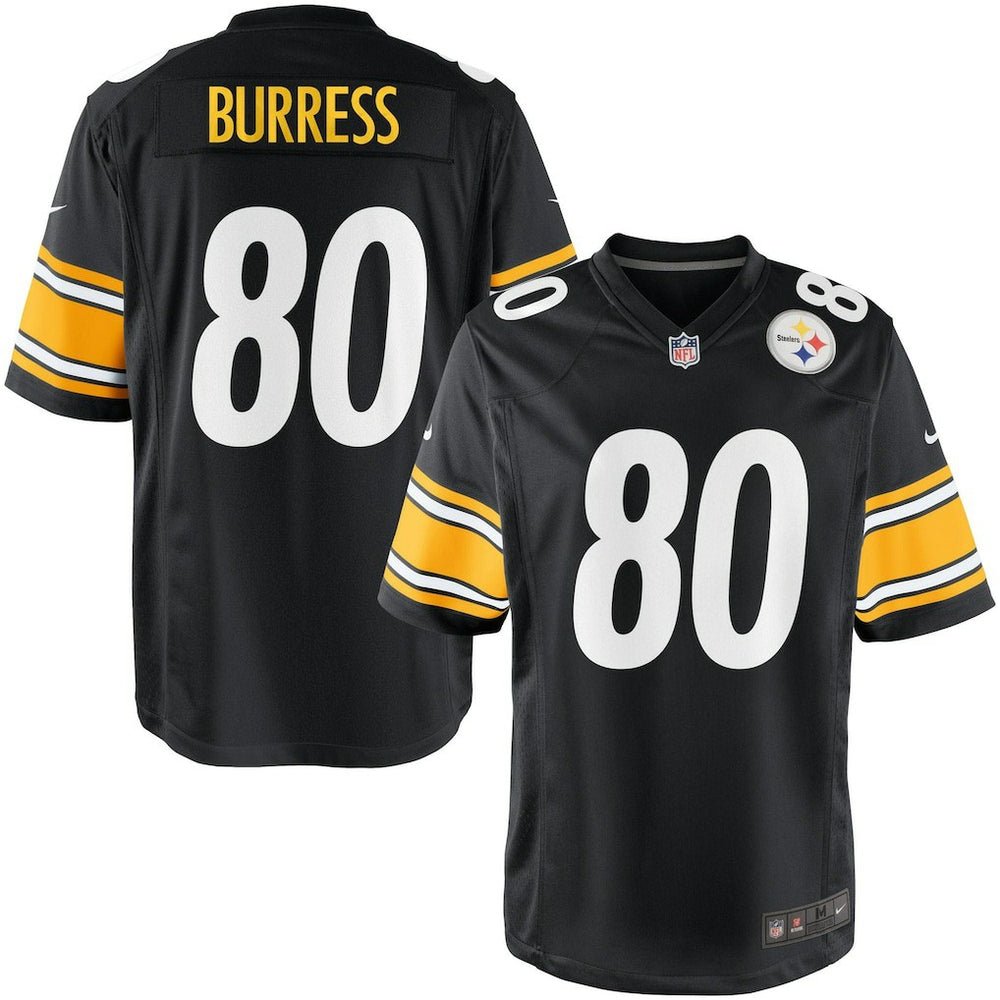 Youth Pittsburgh Steelers Plaxico Burress Team Color Game Jersey | Nike discount