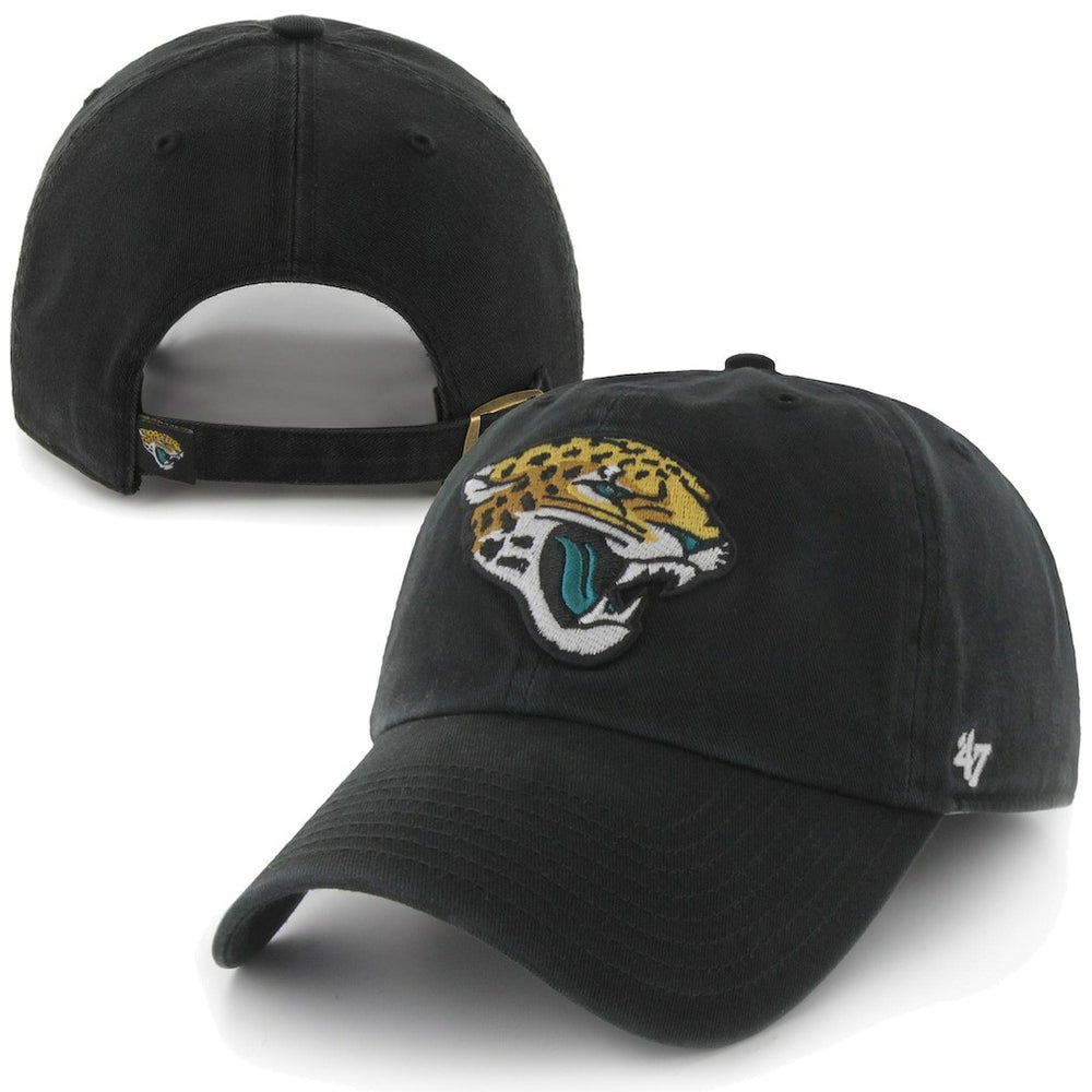 '47 Brand Jacksonville Jaguars New Logo Clean-Up Adjustable Slouch Hat - Black discount