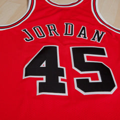 Chicago Bulls Michael Jordan 1994-95 Road 45 Authentic Jersey sale - Red sale - Mens | Mitchell & Ness cheap
