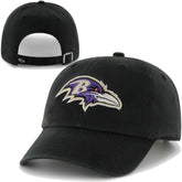 '47 Brand Baltimore Ravens Clean Up Adjustable Hat - Black on sale