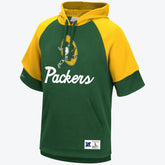 Green Bay Packers Short Sleeve Fleece Hoodie outlet