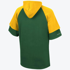 Green Bay Packers Short Sleeve Fleece Hoodie outlet
