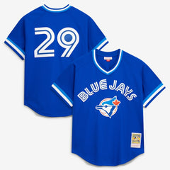 Joe Carter Toronto Blue Jays Authentic Batting Practice Jersey - Royal | Mitchell & Ness