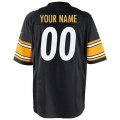 Pittsburgh Steelers Youth Custom Game Jersey - Black | Nike sale