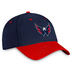 Washington Capitals Fanatics Authentic Pro Rink Two-Tone Flex Hat – Navy/Red