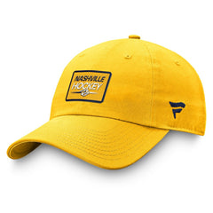 Nashville Predators Fanatics Authentic Pro Prime Adjustable Hat – Gold