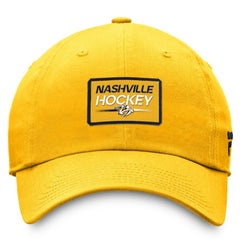 Nashville Predators Fanatics Authentic Pro Prime Adjustable Hat – Gold