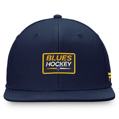 St. Louis Blues Fanatics Authentic Pro Prime Snapback Hat – Navy
