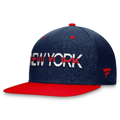 New York Rangers Fanatics Authentic Pro Rink Two-Tone Snapback Hat – Navy/ Red