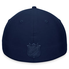 Seattle Kraken Fanatics Authentic Pro Road Stack Logo Flex Hat Deep Sea Blue