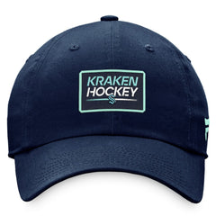 Seattle Kraken Fanatics Women's Authentic Pro Rink Adjustable Hat Deep Sea Blue