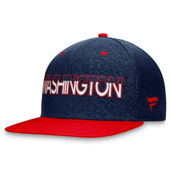Washington Capitals Fanatics Authentic Pro Rink Two-Tone Snapback Hat – Navy/ Red