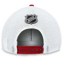 New York Rangers Fanatics Authentic Pro Rink Trucker Adjustable Hat Blue
