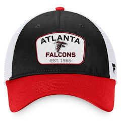 Atlanta Falcons Fundamentals Two-Tone Trucker Adjustable Hat - Black/White on sale