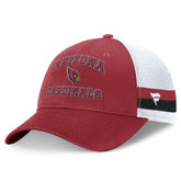 Arizona Cardinals Fundamentals Side Stripe Trucker Adjustable Hat - Cardinal/White outlet