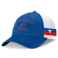 Buffalo Bills Fundamentals Side Stripe Trucker Adjustable Hat - Royal/White cheap