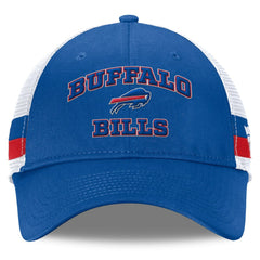 Buffalo Bills Fundamentals Side Stripe Trucker Adjustable Hat - Royal/White cheap