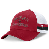 Tampa Bay Buccaneers Fundamentals Side Stripe Trucker Adjustable Hat - Red/White discount