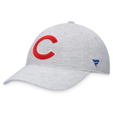Chicago Cubs Logo Adjustable Hat - Heather Gray