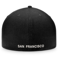 San Francisco Giants Gothic Script Fitted Hat - Black