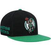 Boston Celtics Side Core 2.0 Snapback Hat - Black/Green | Mitchell & Ness shop