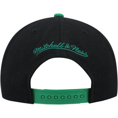 Boston Celtics Side Core 2.0 Snapback Hat - Black/Green | Mitchell & Ness shop