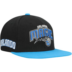 Orlando Magic Side Core 2.0 Snapback Hat - Black/Royal | Mitchell & Ness discount
