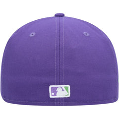 San Francisco Giants Lime Side Patch 59FIFTY Fitted Hat - Purple | New Era