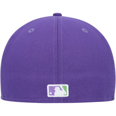 Toronto Blue Jays Lime Side Patch 59FIFTY Fitted Hat - Purple | New Era