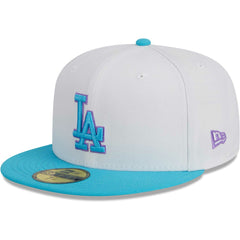 Los Angeles Dodgers Vice 59FIFTY Fitted Hat - White | New Era