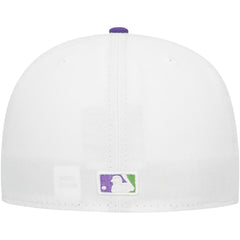 Atlanta Braves Side Patch 59FIFTY Fitted Hat - White | New Era
