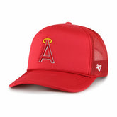 Los Angeles Angels Foam Logo Trucker Adjustable Hat - Red | 47 brand