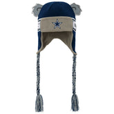 Dallas Cowboys Youth Wordmark Ears Trooper Knit Hat - Navy sale
