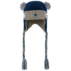 Dallas Cowboys Youth Wordmark Ears Trooper Knit Hat - Navy sale