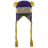 Minnesota Vikings Youth Wordmark Ears Trooper Knit Hat - Purple on sale