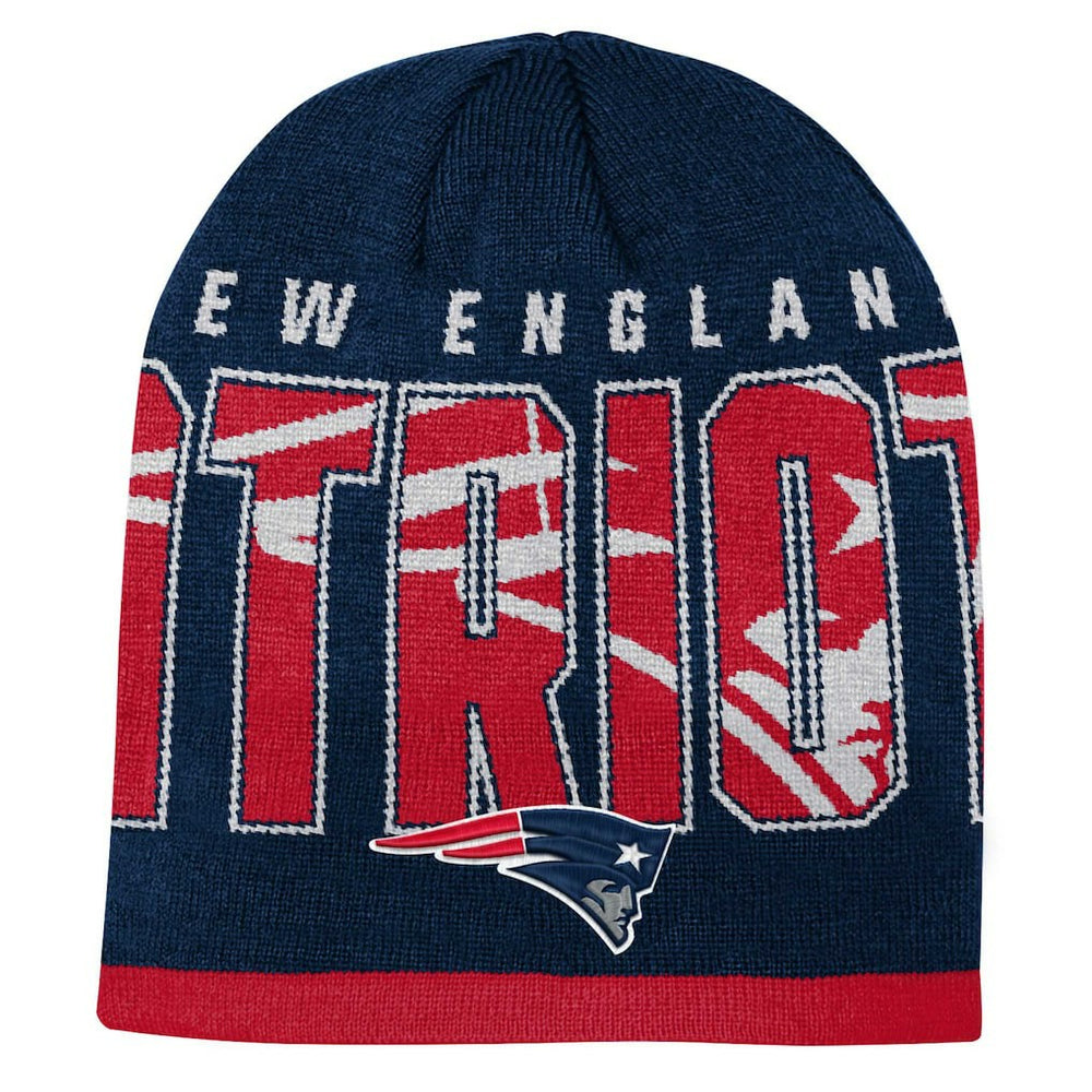 New England Patriots Youth Legacy Beanie - Navy on sale