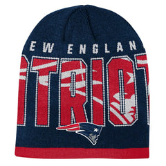 New England Patriots Youth Legacy Beanie - Navy on sale