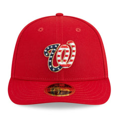 Washington Nationals 2023 Fourth of July Low Profile 59FIFTY Fitted Hat - Red | New Era