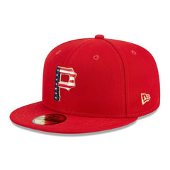 Pittsburgh Pirates 2023 Fourth of July 59FIFTY Fitted Hat - Red | New Era
