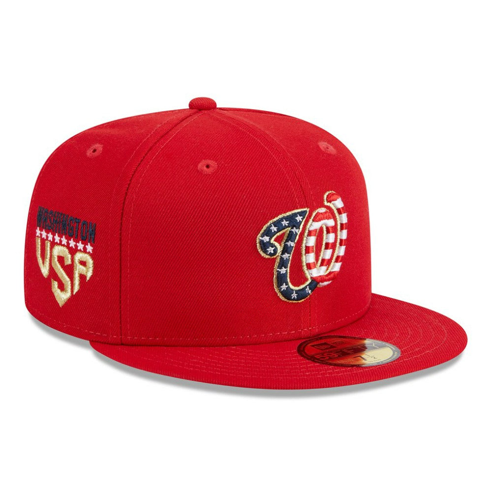Washington Nationals 2023 Fourth of July 59FIFTY Fitted Hat - Red | New Era