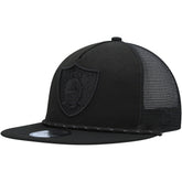 Las Vegas Raiders New Era Illumination Golfer Snapback Trucker Hat - Black on sale