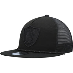 Las Vegas Raiders New Era Illumination Golfer Snapback Trucker Hat - Black on sale