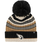 Arizona Cardinals '47 Women's Barista Cuffed Knit Hat with Pom - Natural outlet