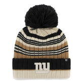 New York Giants '47 Women's Barista Cuffed Knit Hat with Pom - Natural sale
