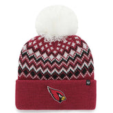 Arizona Cardinals '47 Women's Elsa Cuffed Knit Hat with Pom - Cardinal cheap