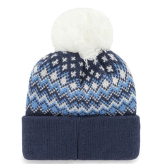Tennessee Titans '47 Women's Elsa Cuffed Knit Hat with Pom - Navy for sale