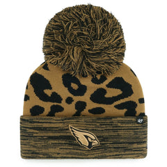 Arizona Cardinals '47 Women's Rosette Cuffed Knit Hat with Pom - Brown outlet