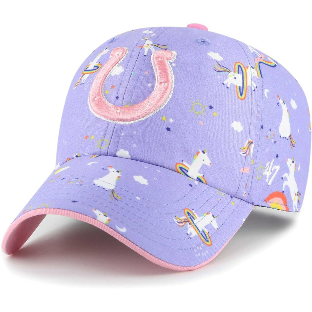 Indianapolis Colts '47 Girls Preschool Unicorn Clean Up Adjustable Hat - Lavender discount
