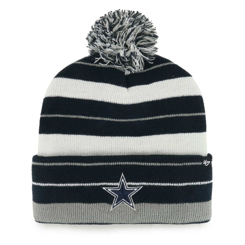 Dallas Cowboys '47 Powerline Cuffed Knit Hat with Pom - Navy cheap