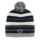 Dallas Cowboys '47 Powerline Cuffed Knit Hat with Pom - Navy cheap